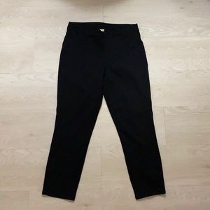 Black capri business casual pants